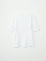 Half Sleeve Roundneck Rib Tee