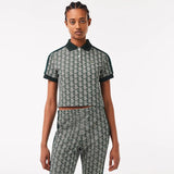 W's Monogram Print Polo Shirt