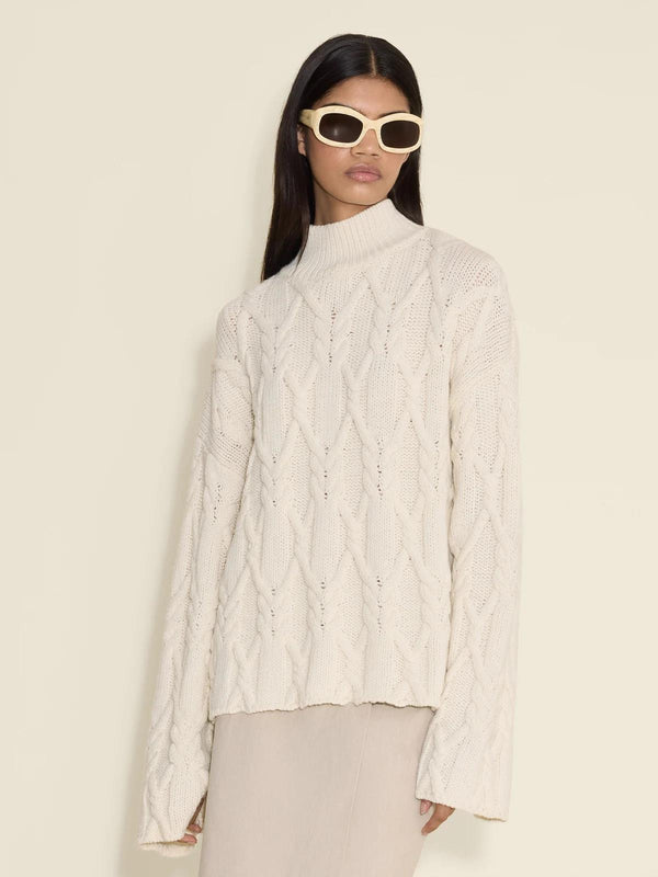 Chunky Cable Turtleneck