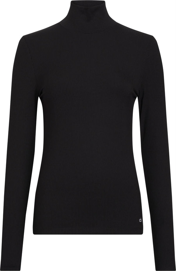 MODAL RIB MOCK-NECK TOP