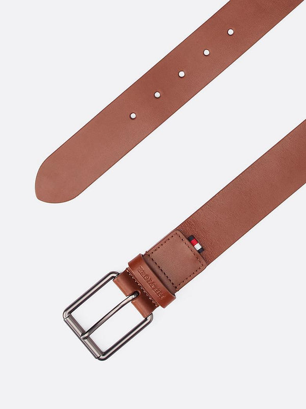 Casual Square Buckle Leather Belt