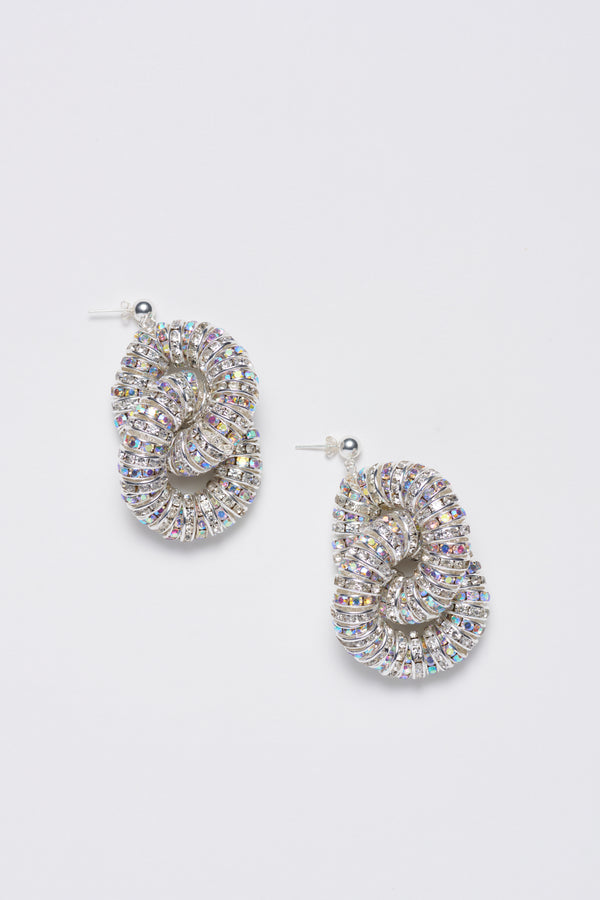 Diamond Tire Earrings