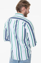 Vertical Polo Stripe RF Shirt