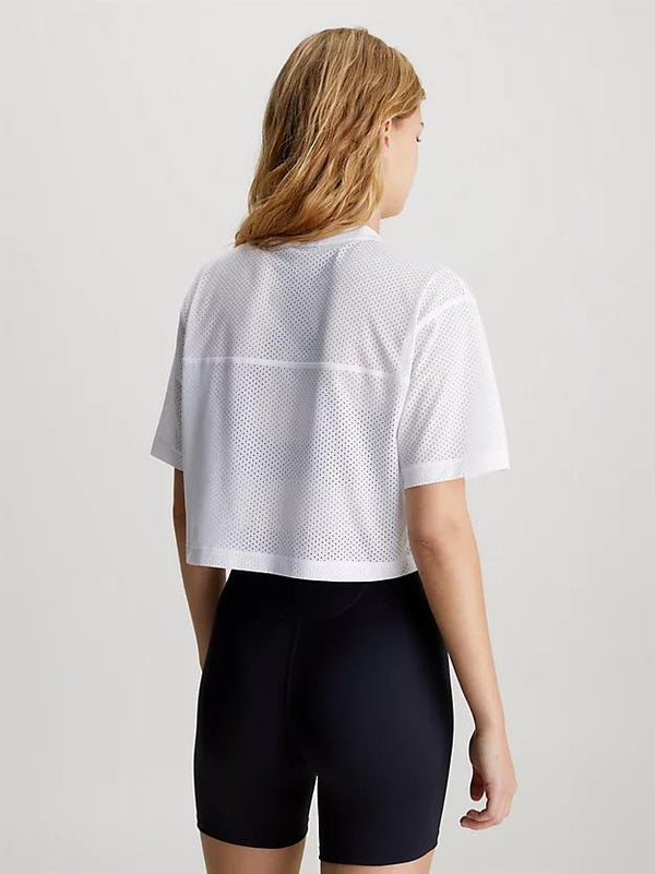 Mesh Cropped Gym T-Shirt