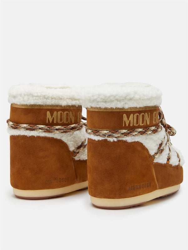 ICON LOW BROWN SHEARLING BOOTS