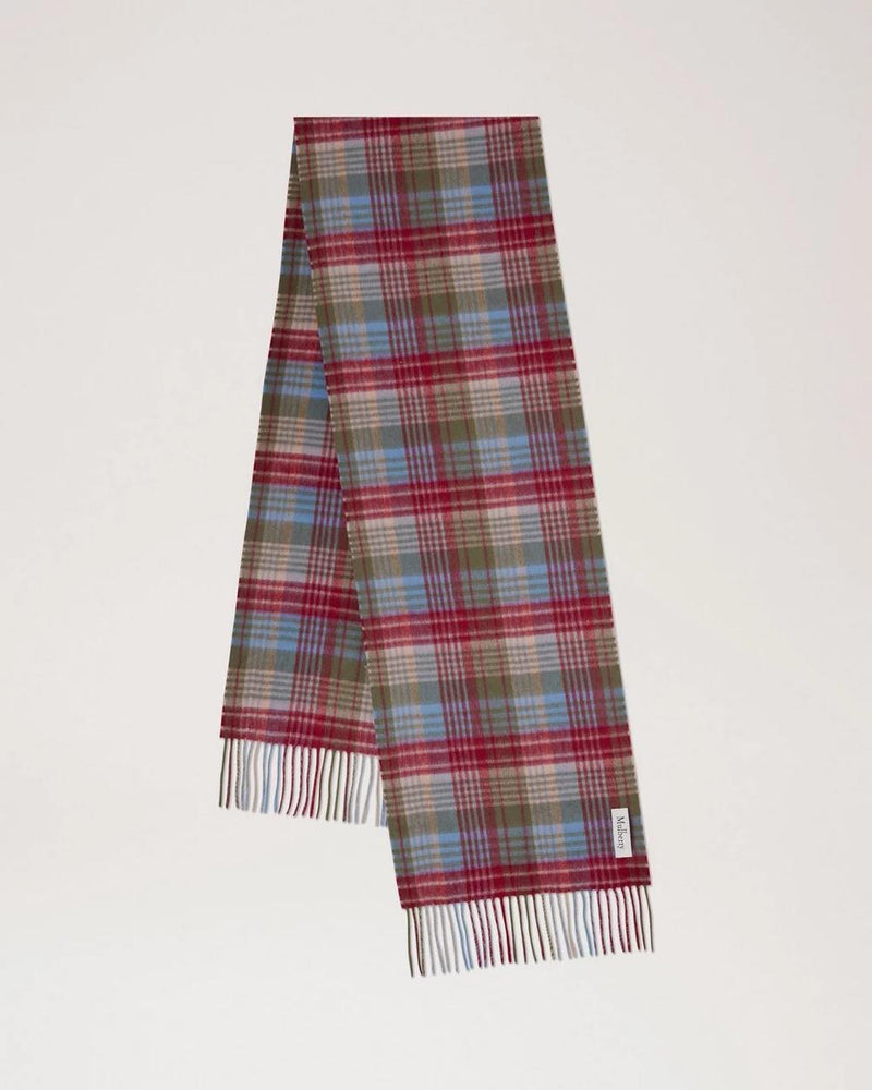 Mulberry Heritage Check Scarf