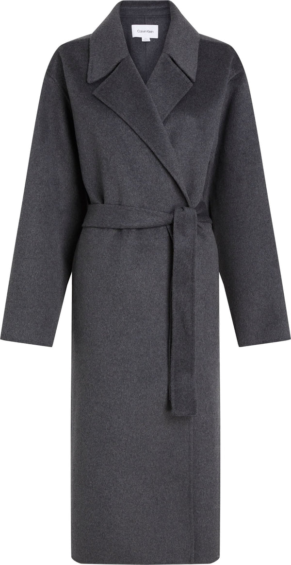 Double Face Wool Wrap Coat