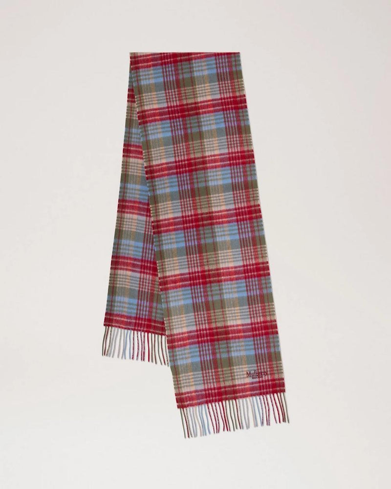 Mulberry Heritage Check Scarf