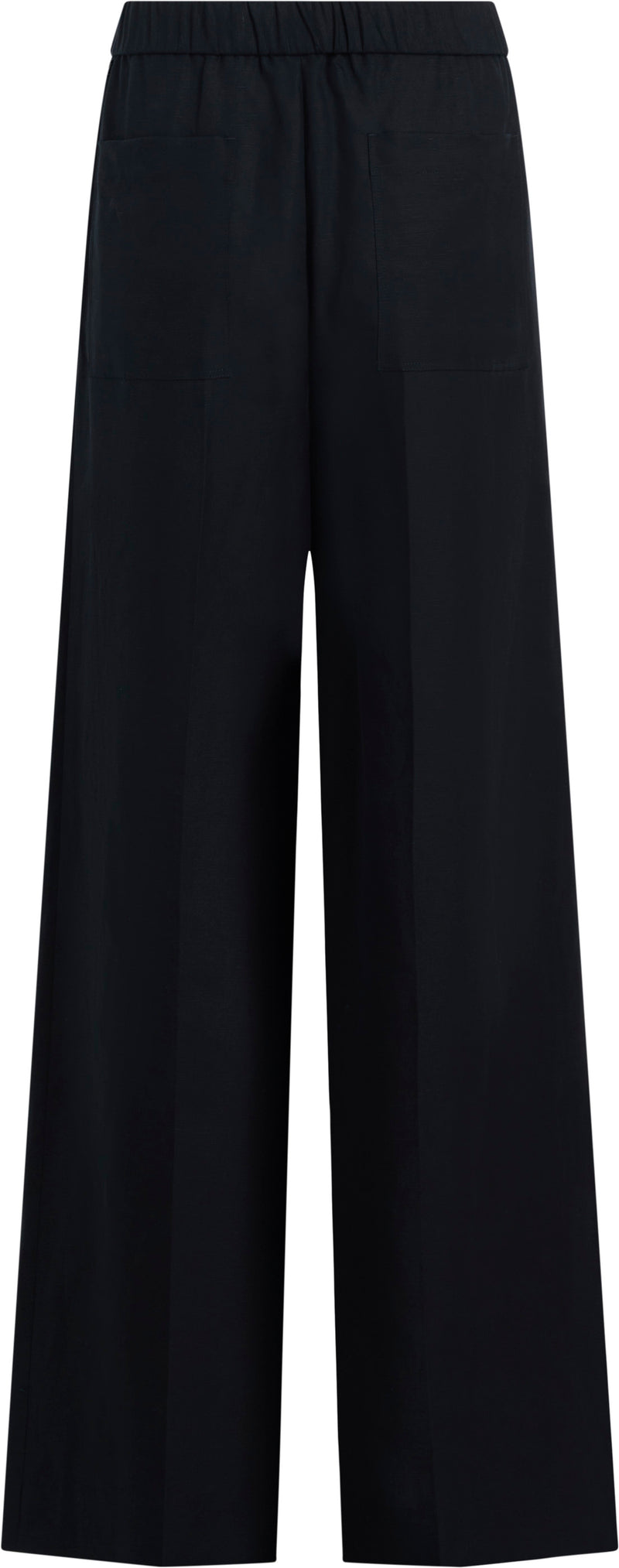 TENCEL LINEN WIDE LEG PANTS