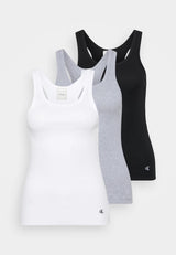 Scoop neck rib tanks