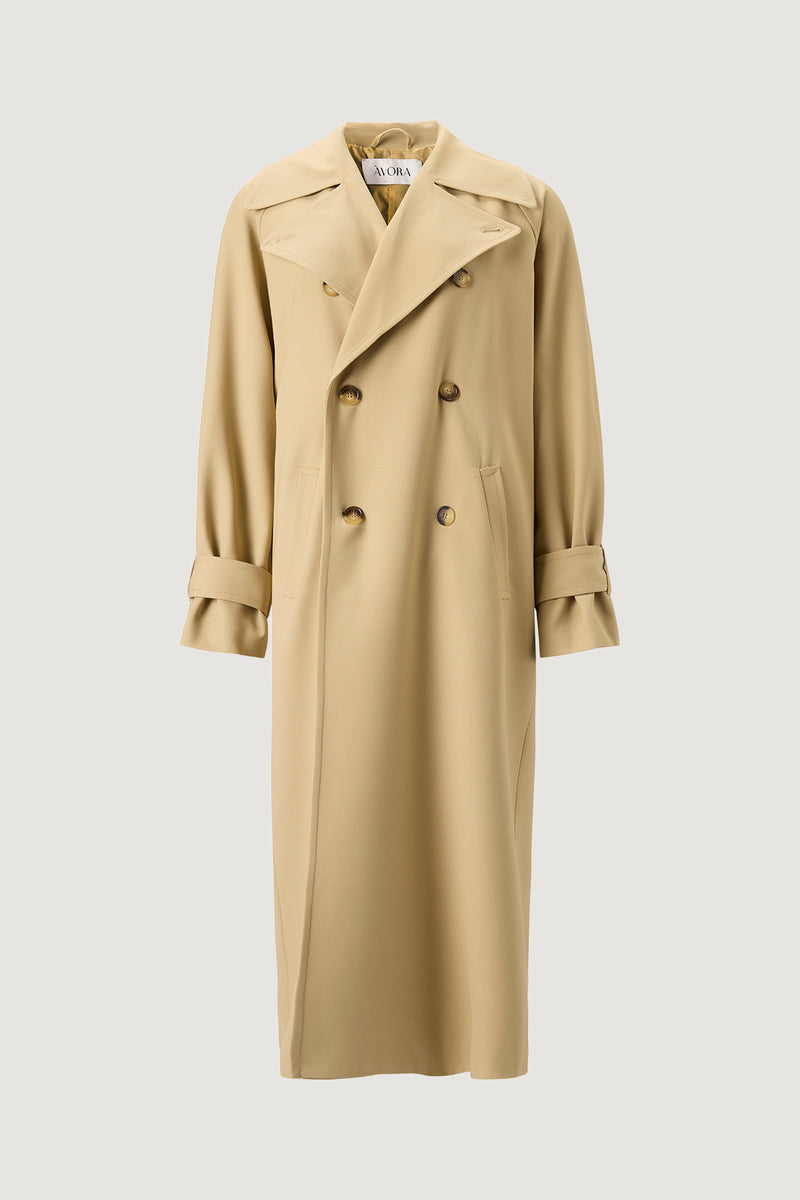 Wool Blend Trenchcoat