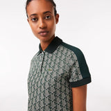 W's Monogram Print Polo Shirt