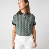 W's Monogram Print Polo Shirt