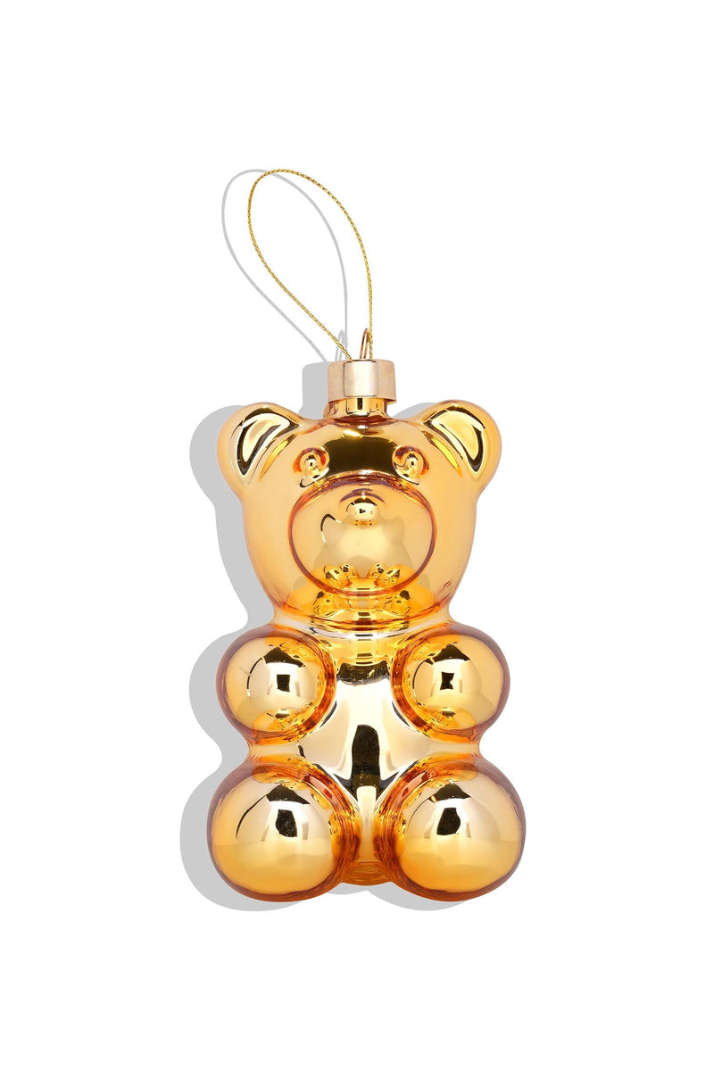 Christmas Ornaments (head bear) - Gold