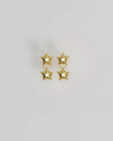 18K Star Ear Stud Plated