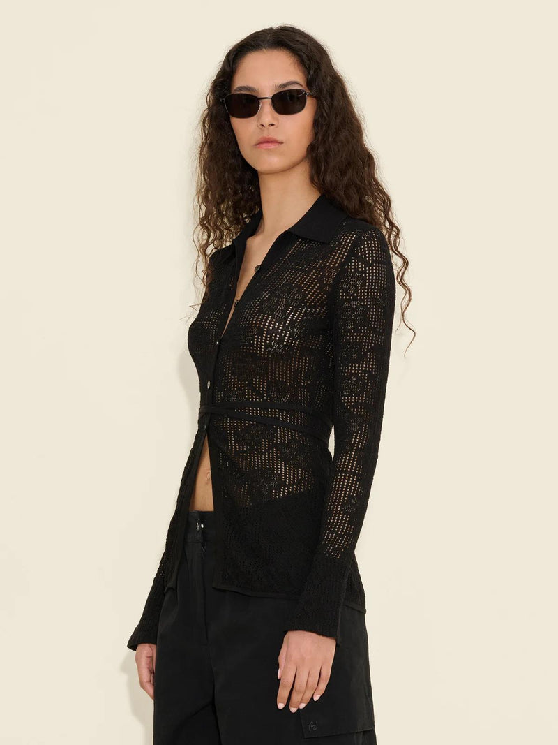 Lace Knit Shirt