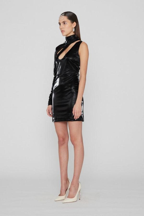 Coated Vinyl Dress