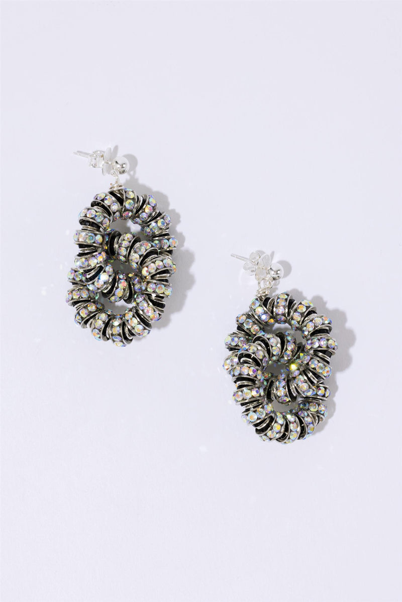 Midi Diamond Tire Earrings