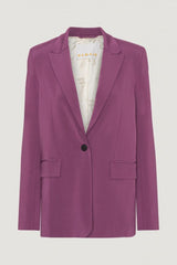 Relaxed Blazer Shiny Slinky Jersey