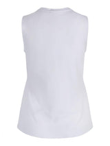 SLEEVELESS COTTON JERSEY TOP