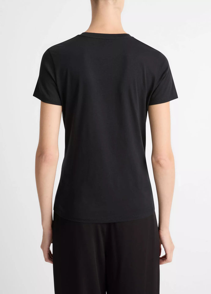 Essential Pima Cotton Crew Neck T-Shirt