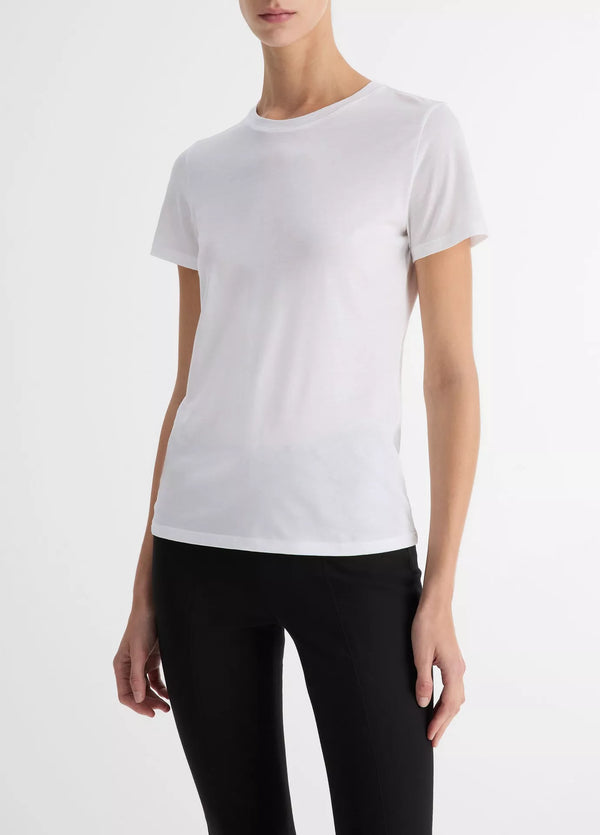 Essential Pima Cotton Crew Neck T-Shirt