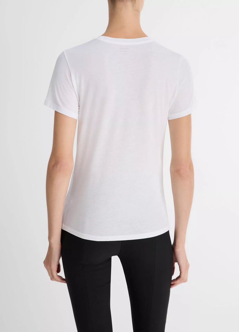 Essential Pima Cotton Crew Neck T-Shirt