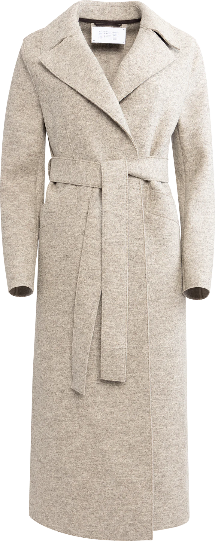 Women Long Maxi Coat Pressed Wool