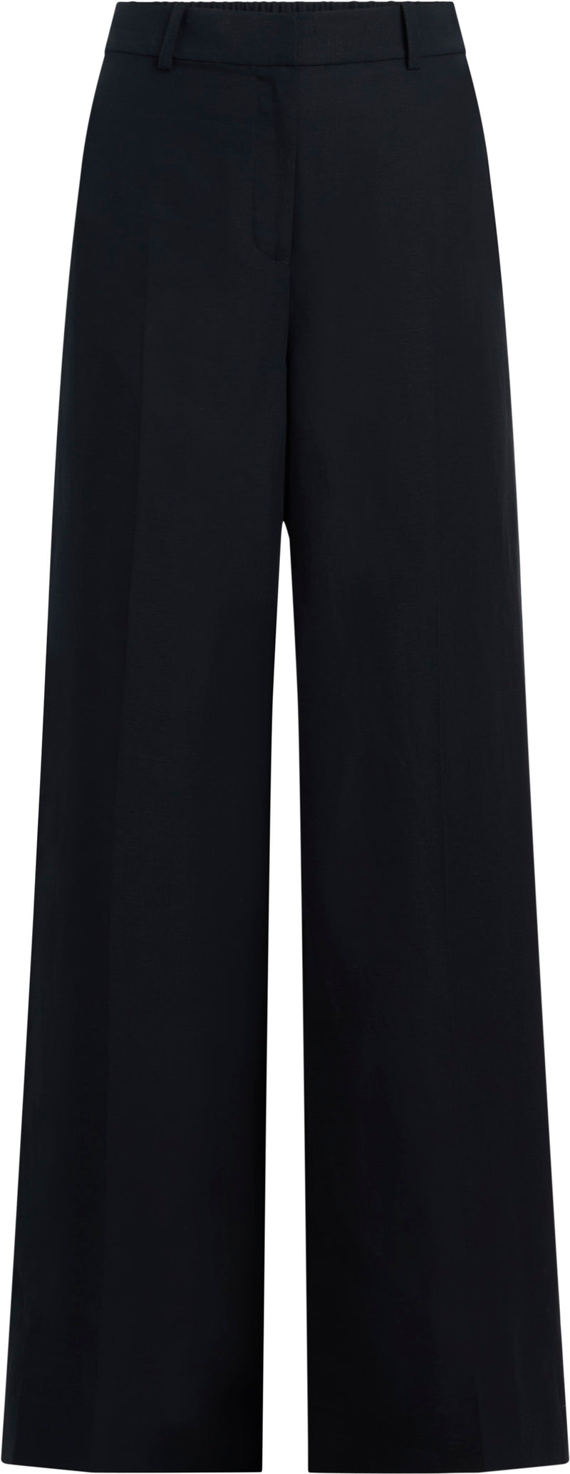 TENCEL LINEN WIDE LEG PANTS