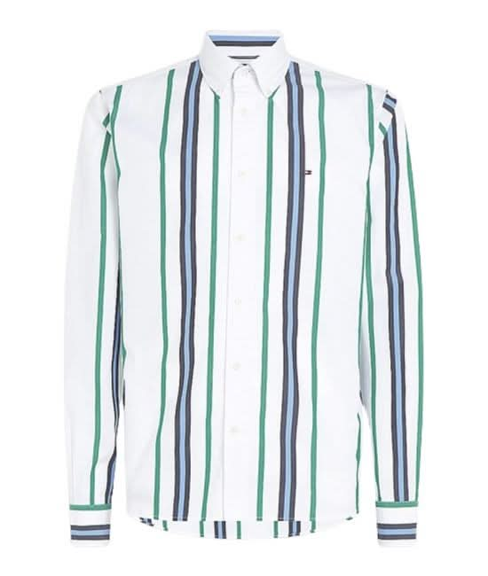 Vertical Polo Stripe RF Shirt