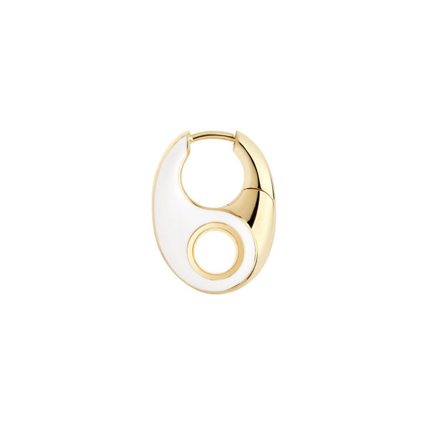 Vogue Earring White Right Gold HP