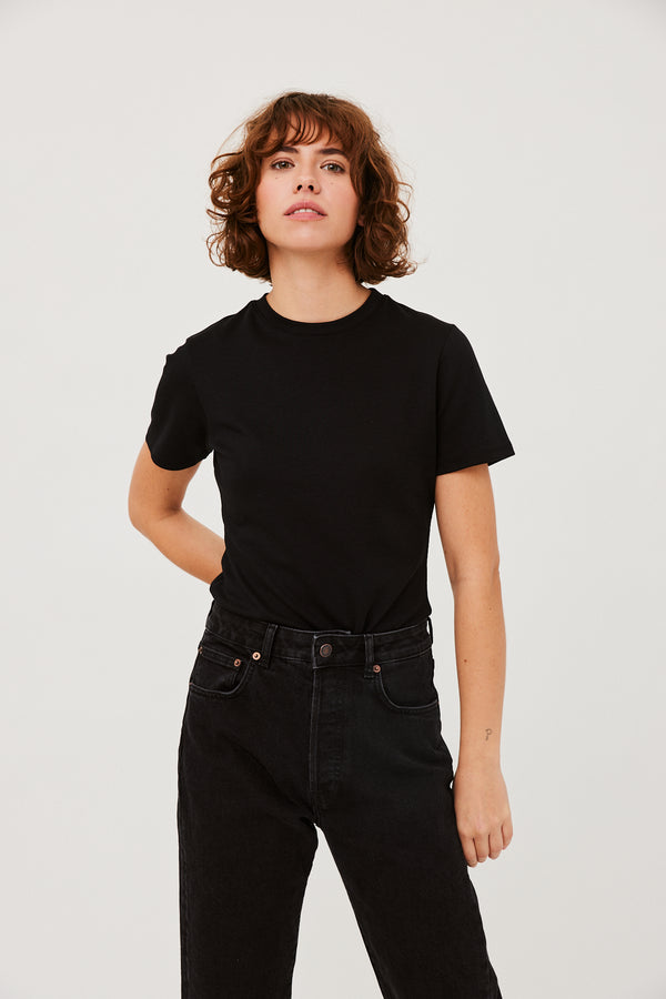 Roundneck Cotton Jersey Tee