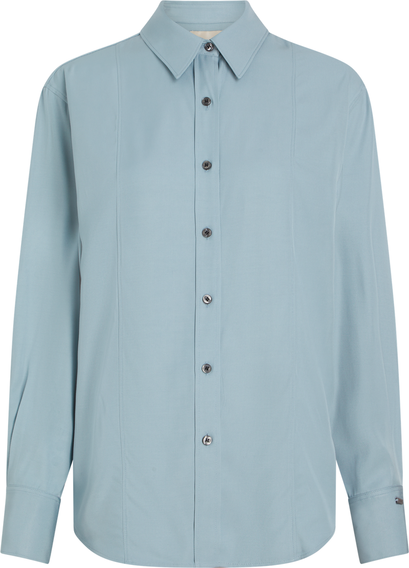 VISCOSE TWILL LS SHIRT