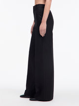 TENCEL LINEN WIDE LEG PANTS