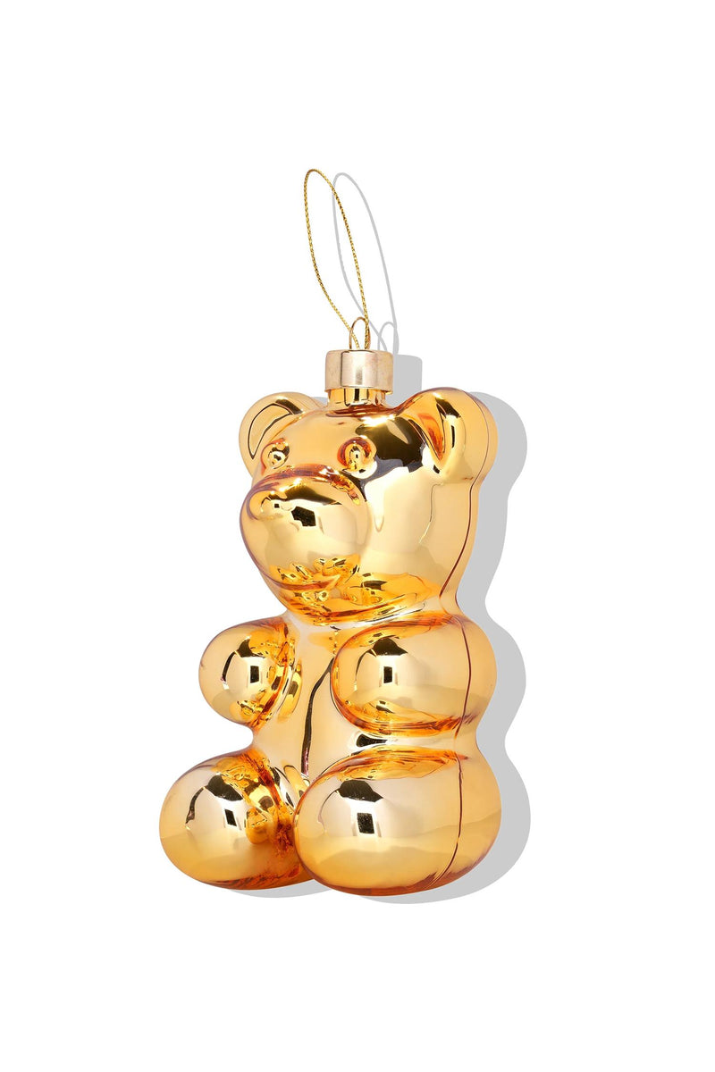 Christmas Ornaments (head bear) - Gold