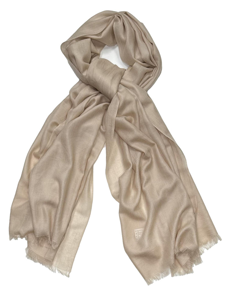 LIGHTWEIGHT CASHMERE SOLID SCARF