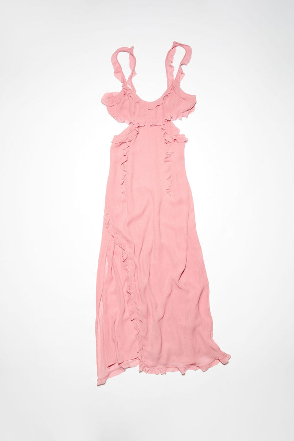 Ruffle slip dress