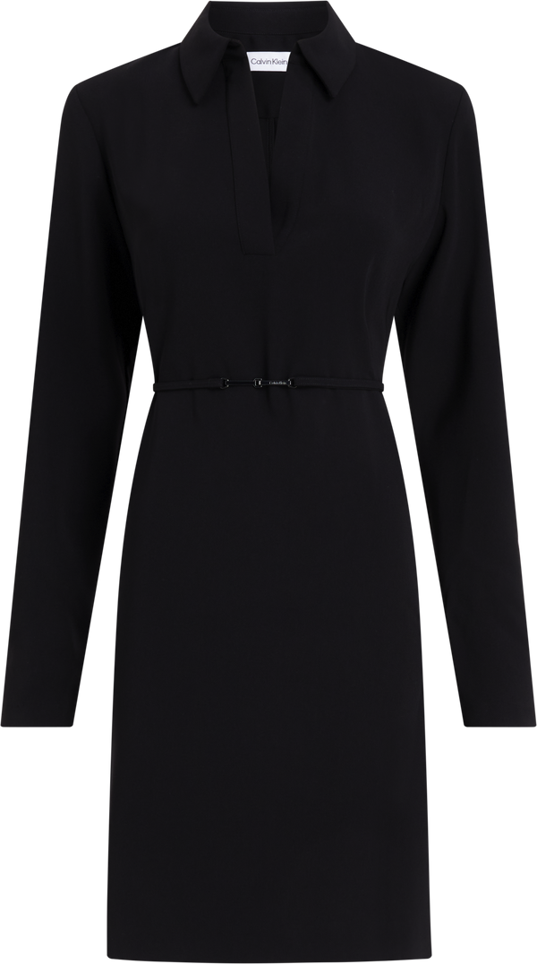 STRUCTURE TWILL LS SHIRT DRESS