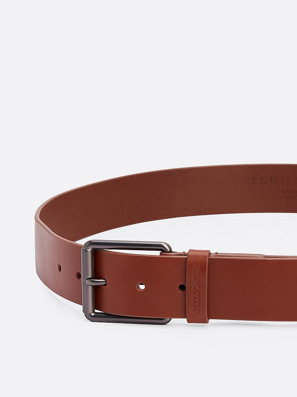 Casual Square Buckle Leather Belt