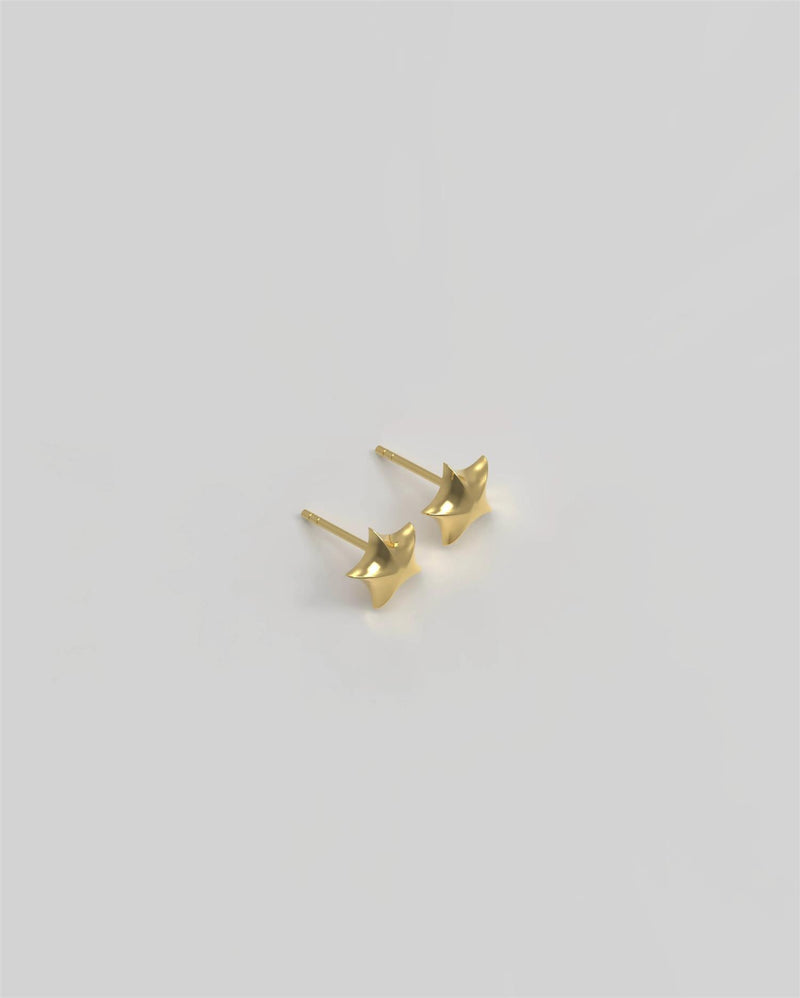 18K Star Ear Stud Plated