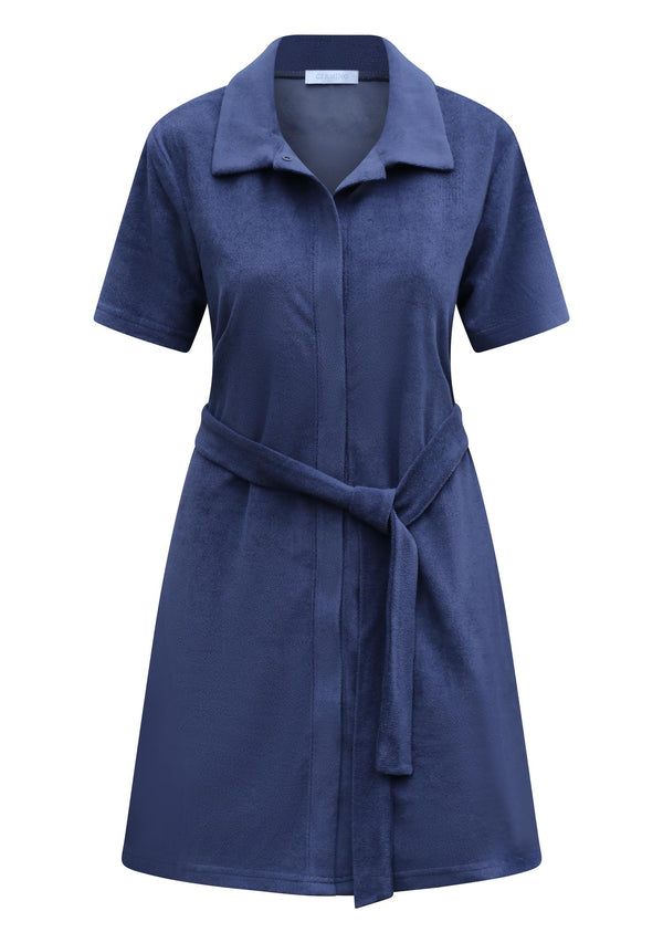 Terry Dress With Buttons