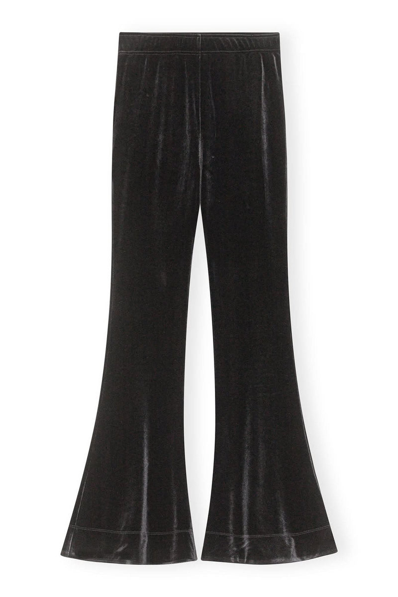 Velvet Jersey Flared Pants